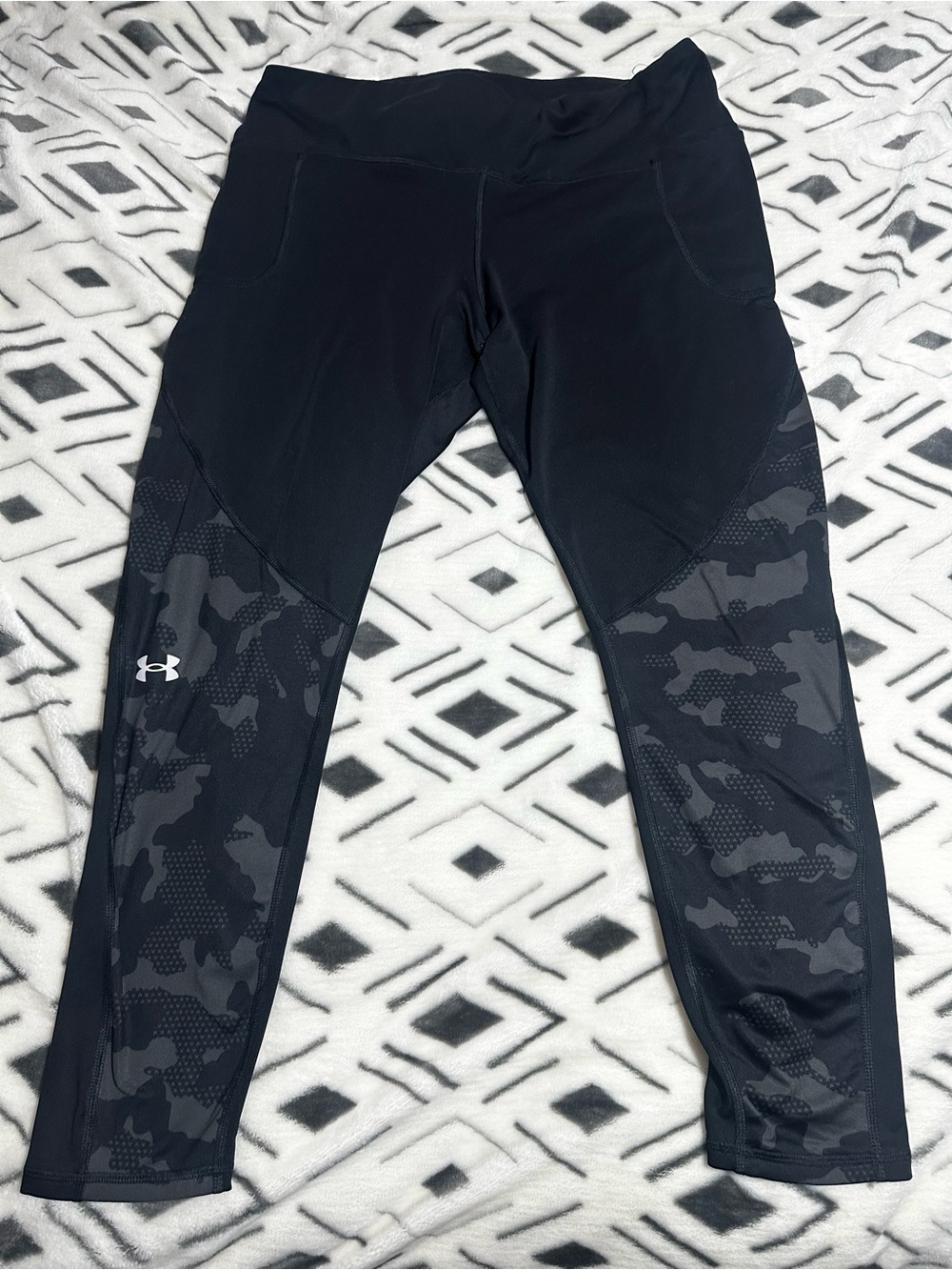 Under Armour Black Compression ColdGear Leggings